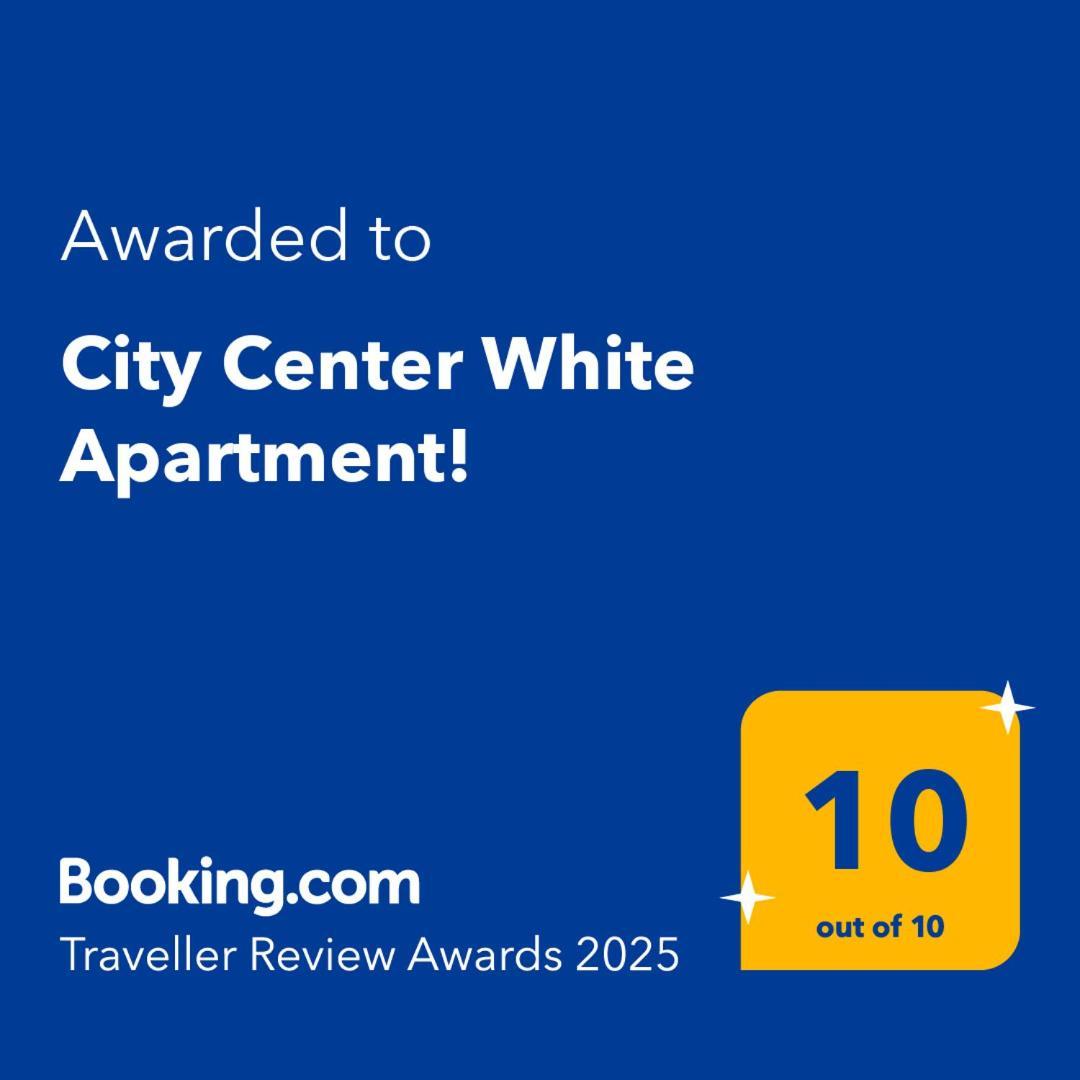 City Center White Apartment! Skopje Ngoại thất bức ảnh